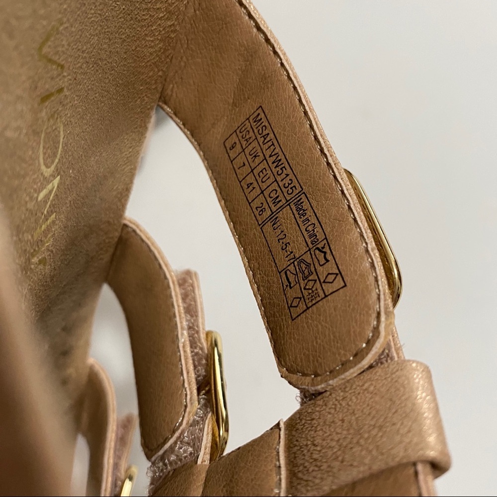 Vionic Misa Metallic Adjustable Strap Sandals - image 5